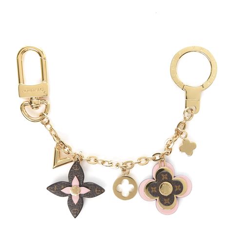 louis vuitton blooming flowers bag charm|Louis Vuitton keychain holder.